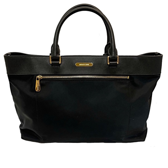 NWOT Michael Kors Black Colgate Large East/West Tote - Picture 2 of 15